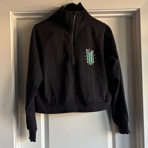 Black Quarter-Zip Wicked Sweatshirt